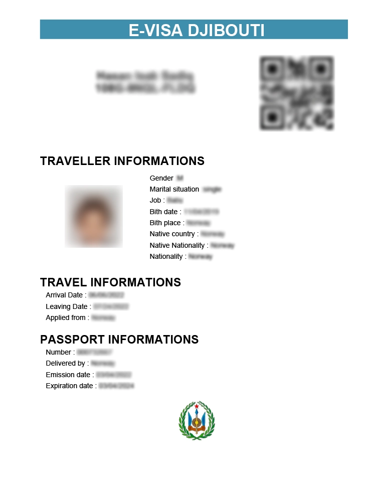 Djibouti-Sample-Visa